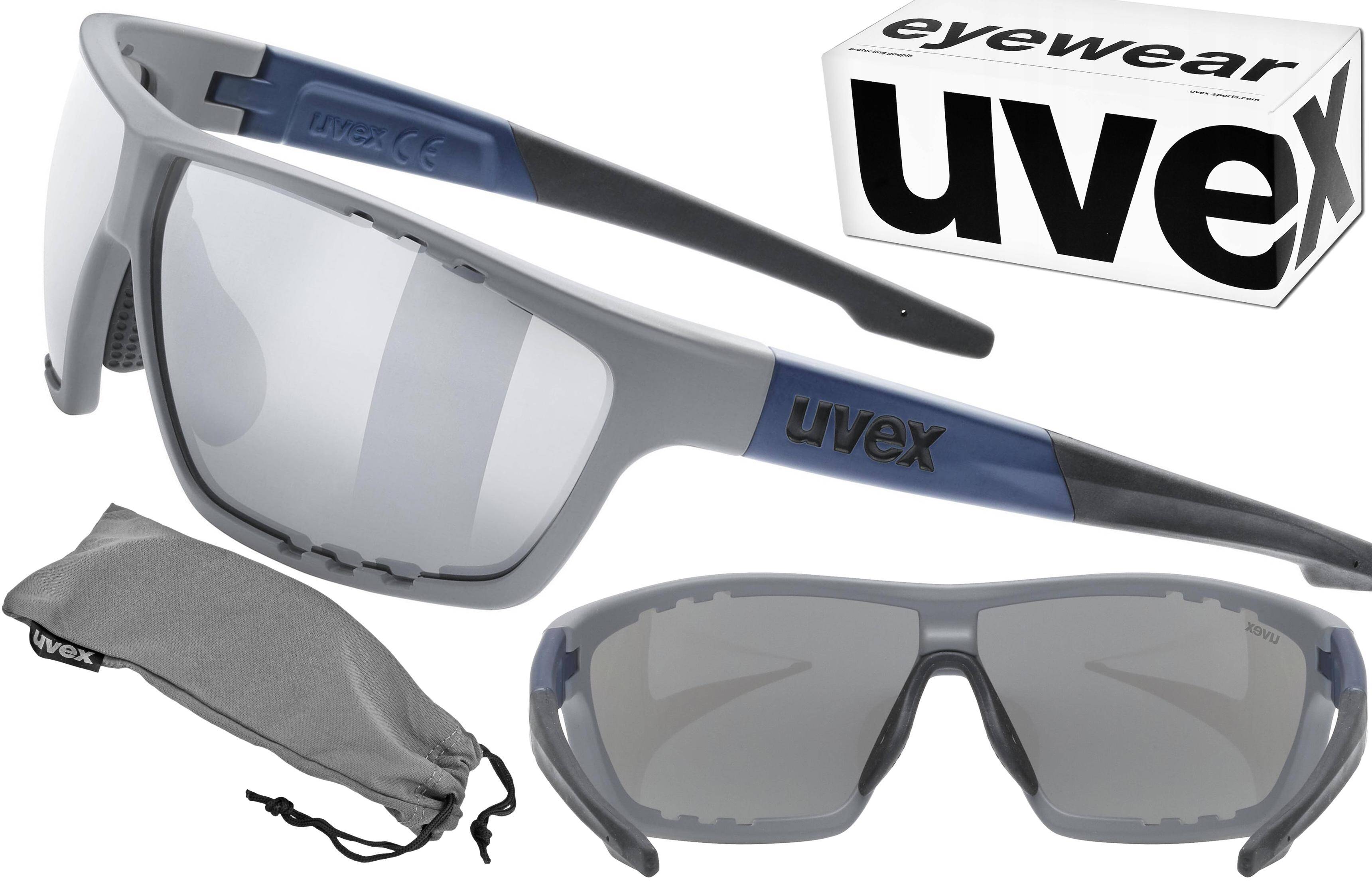 Okulary Uvex Sportstyle 706 szaro-nieb.