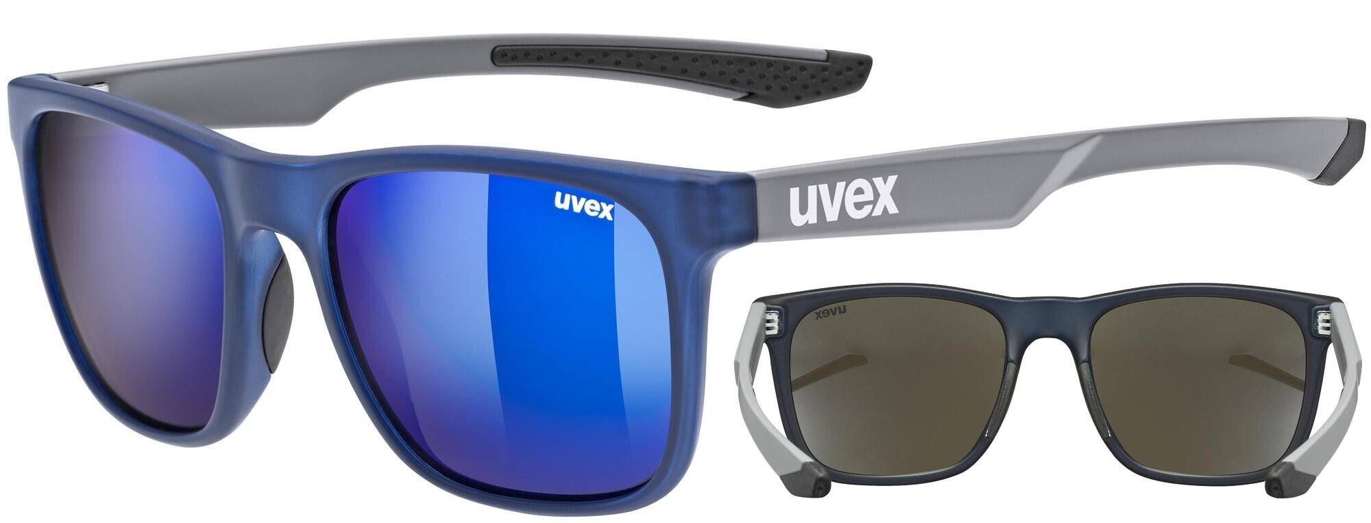 Okulary Uvex LGL 42 niebiesko-szare