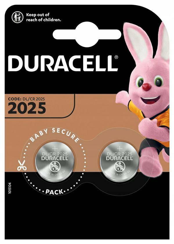 Bateria Duracell CR2025 2025 3V 2szt