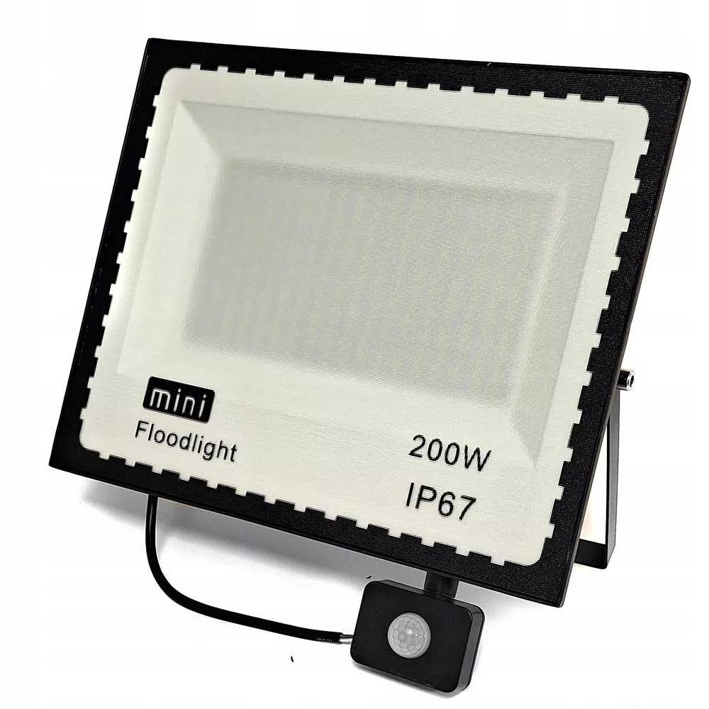 Lampa LED 200W czujnik IP67 halogen (Zdjęcie 2)