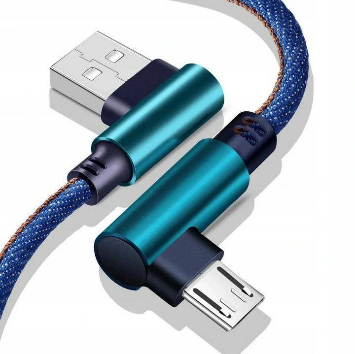 Kabel dwustronny USB + USB micro 2m (Zdjęcie 1)