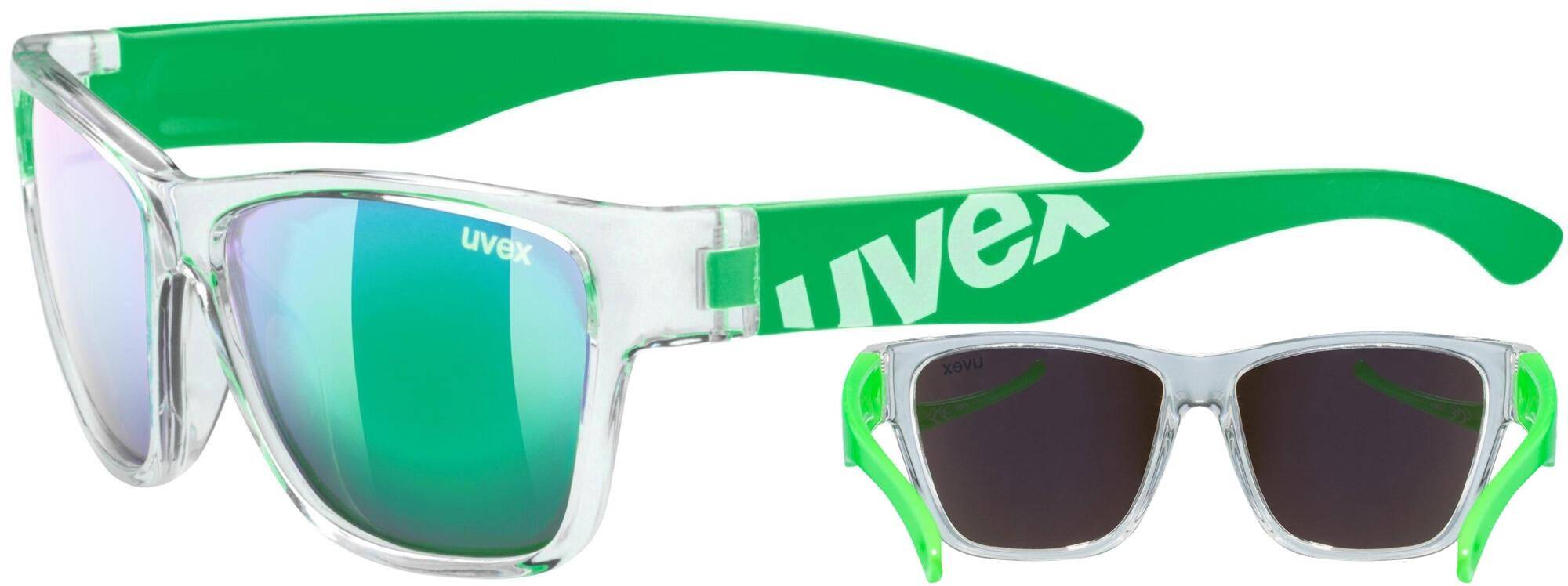 Okulary Uvex Sportstyle 508 zielone junior dziecięce