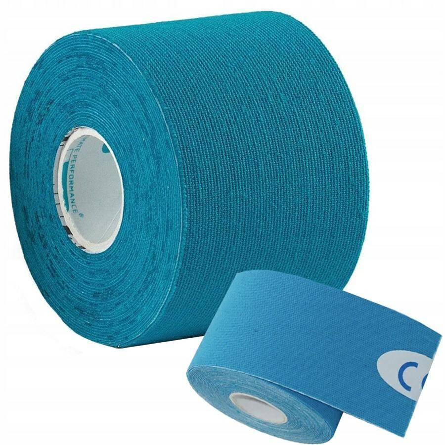 Taśma kinezjologiczna tape 5m niebieska