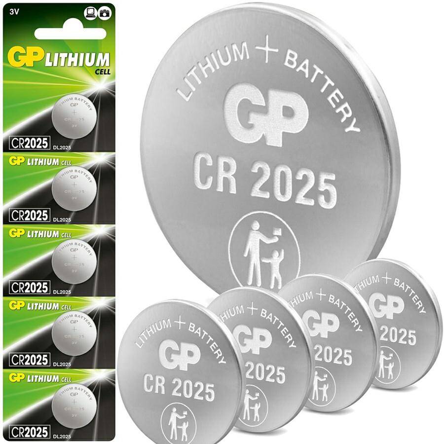 Baterie GP 2025 CR2025 3V 5szt Lithium