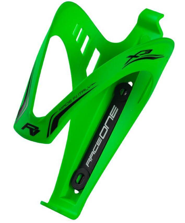 Koszyk bidonu RaceOne X3 Rubber zielony