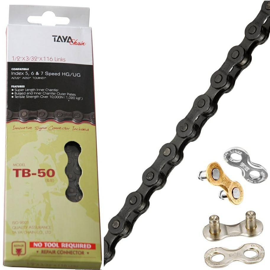 Taya TB-50 5 6 7 116 czarny łańcuch 2