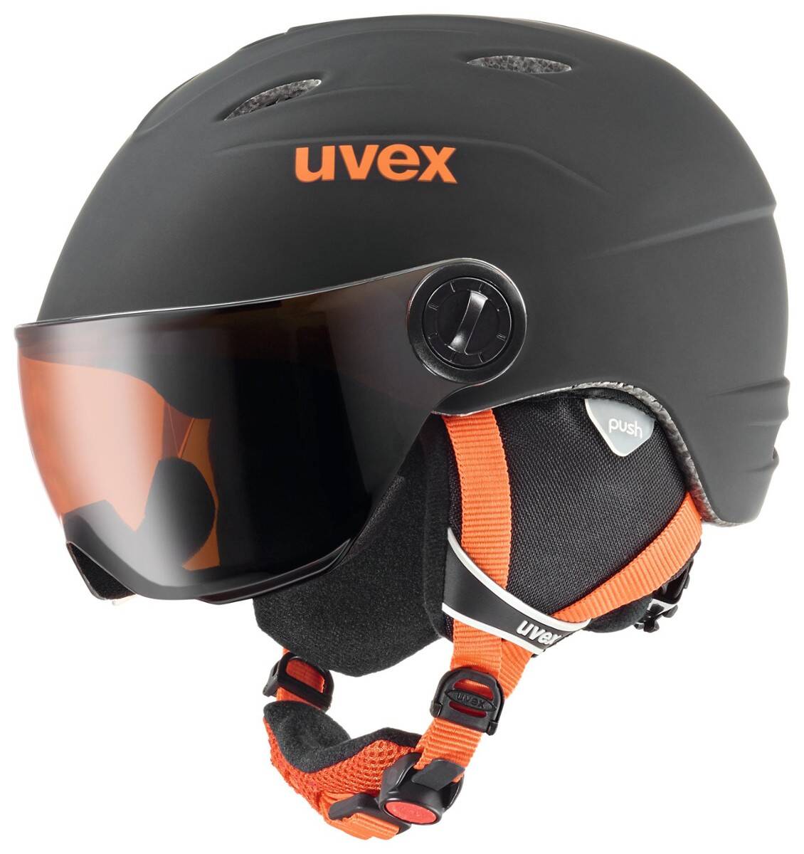 Kask Uvex Junior Visor Pro 52-54 black