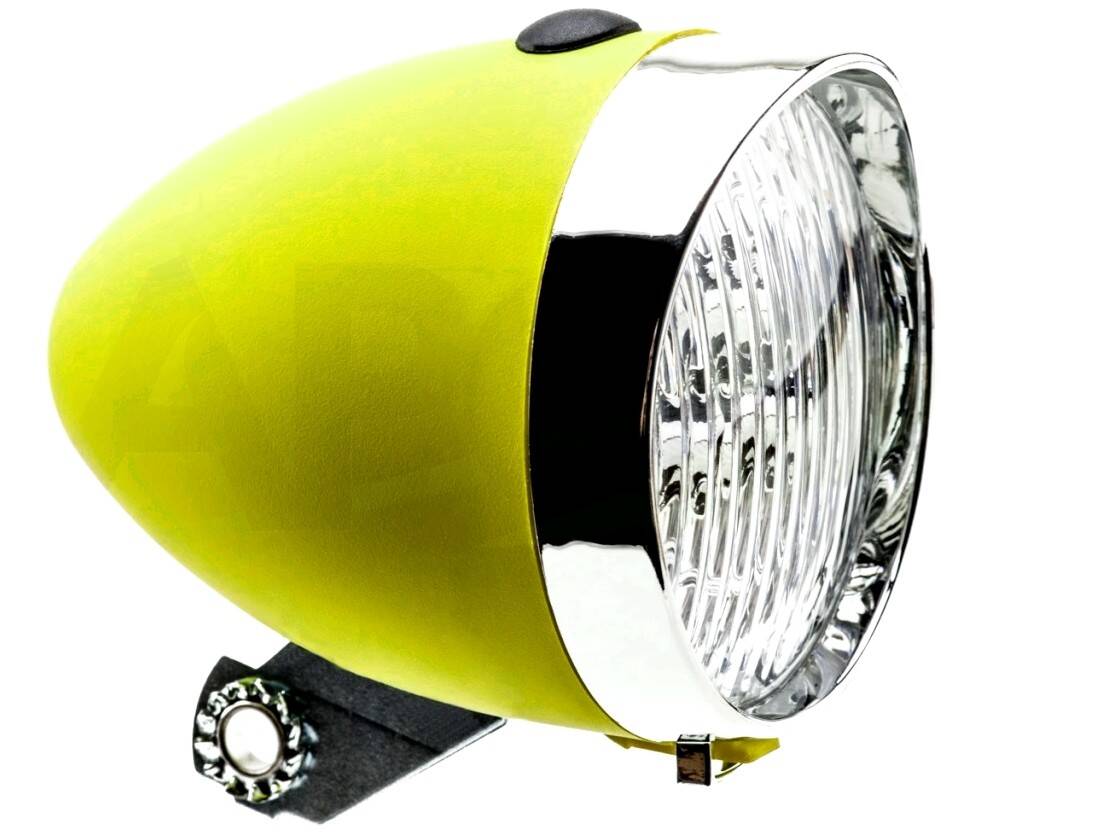 Lampka przód 3-LED retro zielona