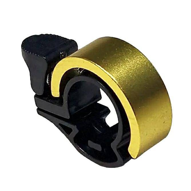 Dzwonek rowerowy ring 22,2mm alu złoty