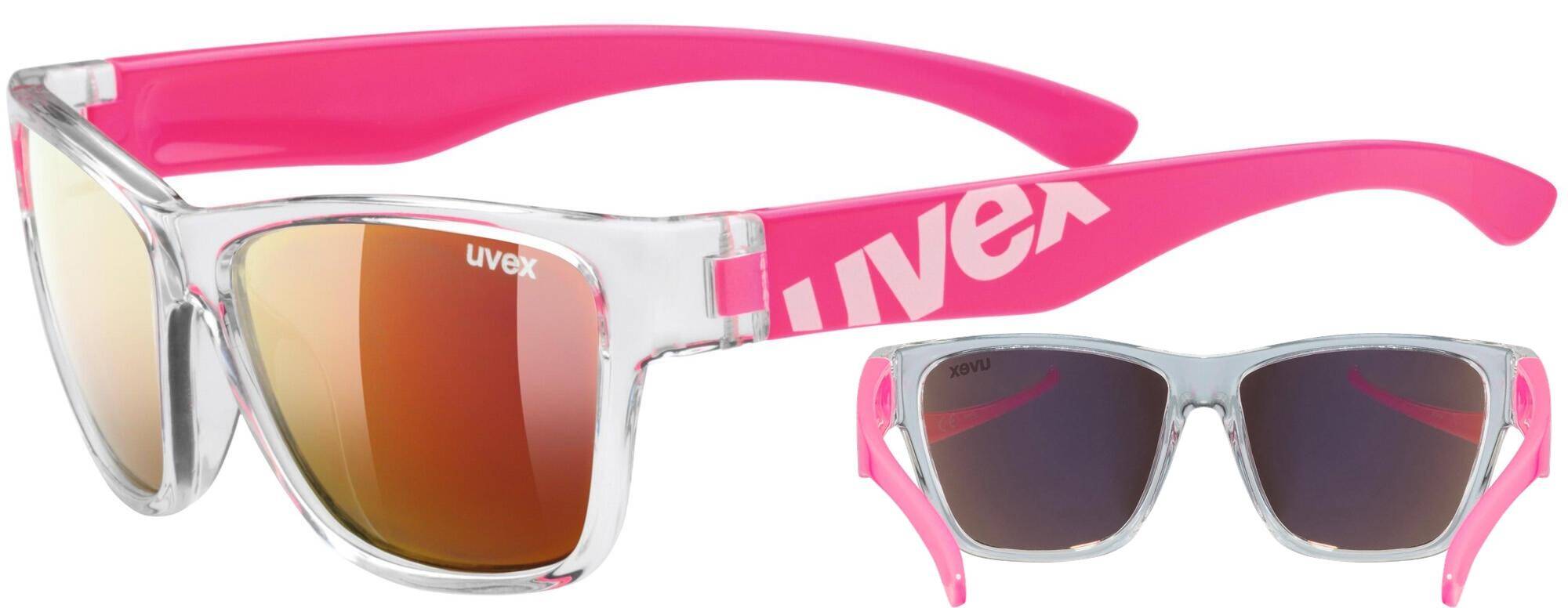 Okulary Uvex Sportstyle 508 różowe junior dziecięce