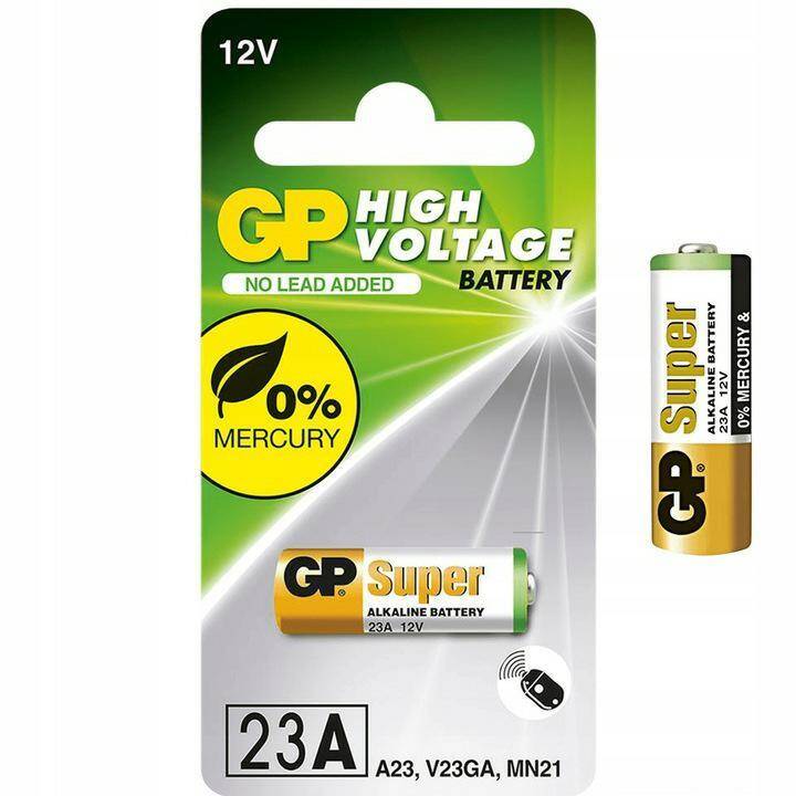 Bateria GP A23 12V luz 1szt alkaliczna (Zdjęcie 1)