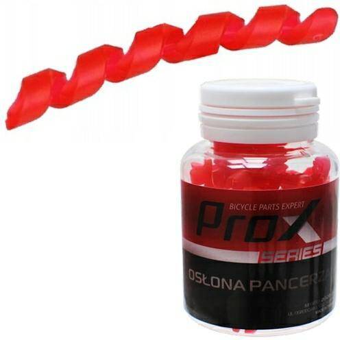 ProX osłona pancerza spirala 1x czerwona (Zdjęcie 1)