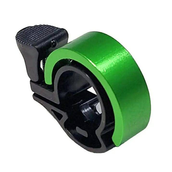 Dzwonek rowerowy ring 22,2mm alu zielony