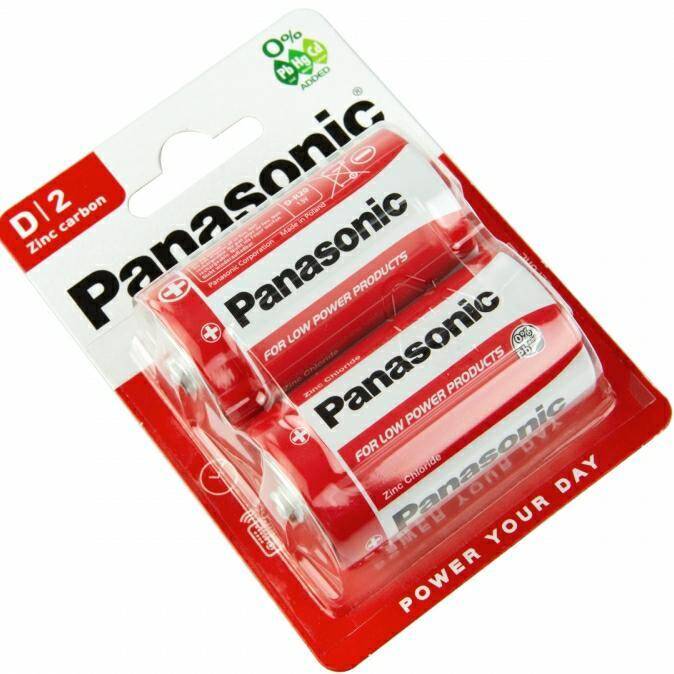 Panasonic LR20 1.5V 2 baterie alkaliczne (Zdjęcie 1)