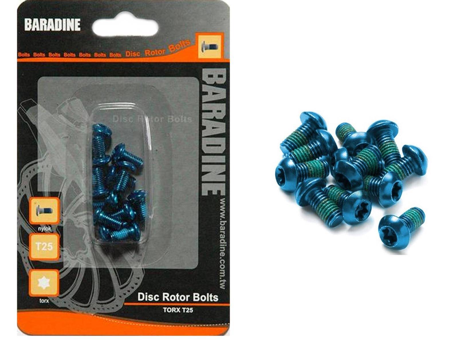 Śruby tarczy Baradine RB-01- niebieskie