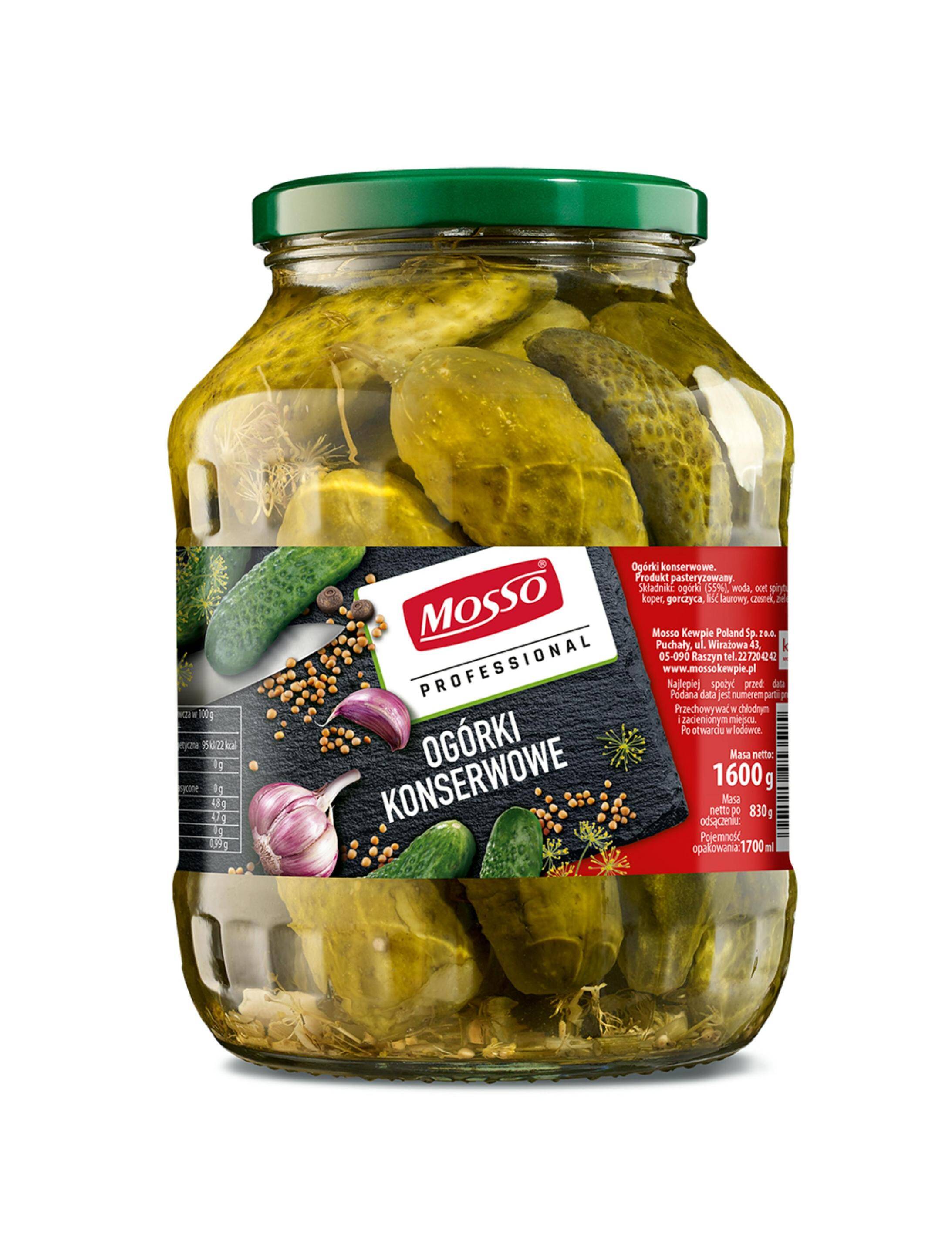 Mosso Ogórek Konserwowy 1,7L