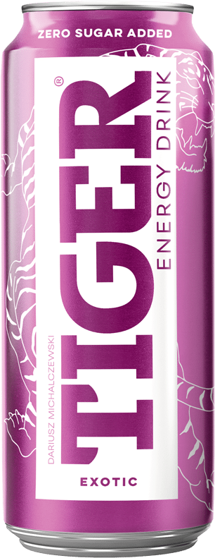 Tiger Napój Energetyczny Splash Exotic 500 ml - Zestaw 12 szt.