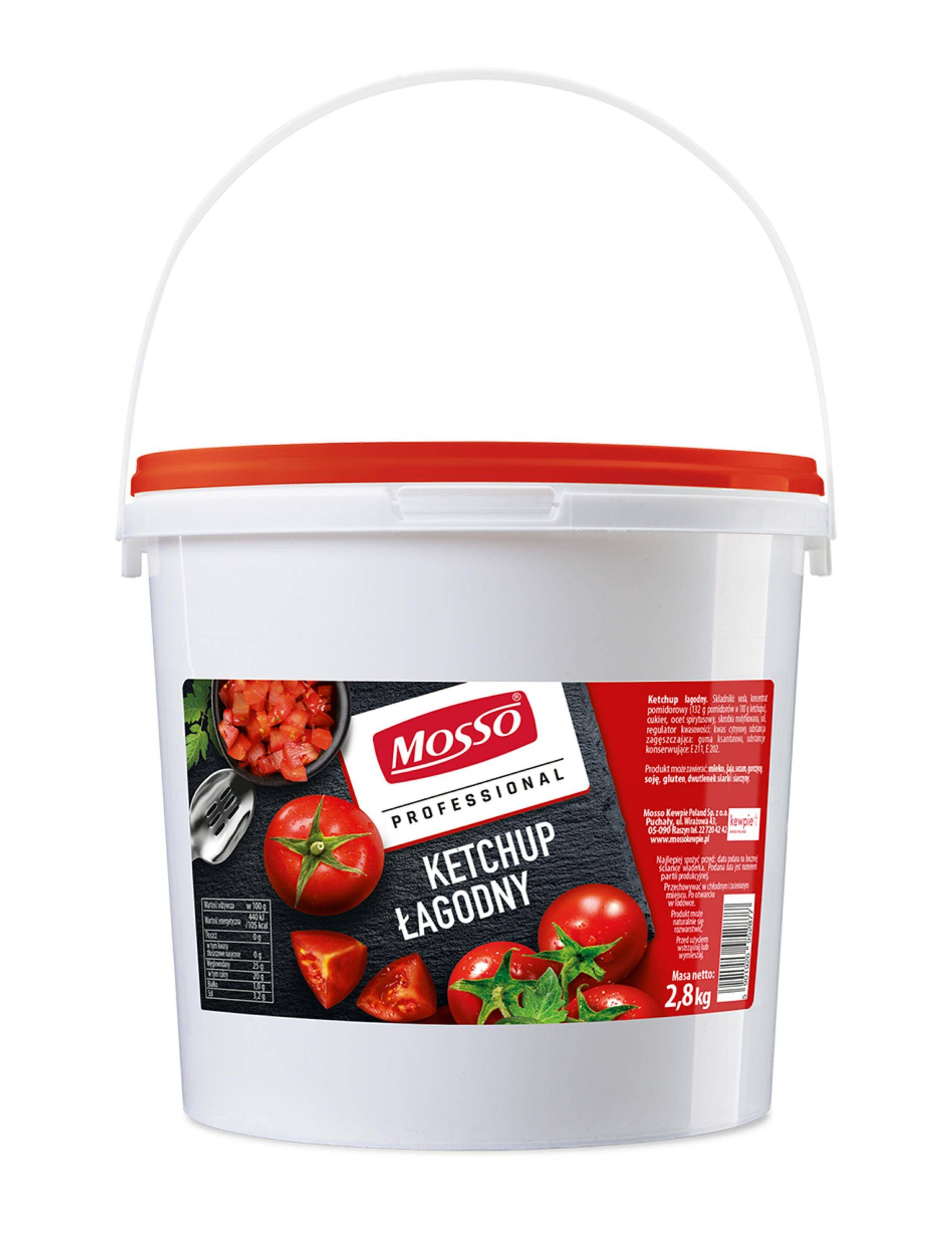 Mosso Ketchup Łagodny 2,8kg