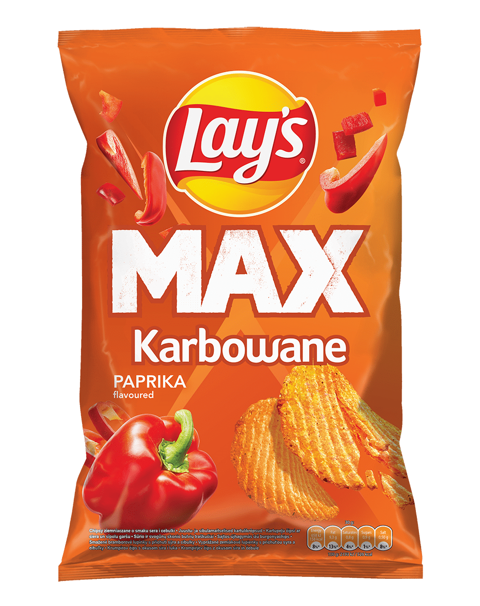 Lay's Chipsy Karbowane Papryka 40g