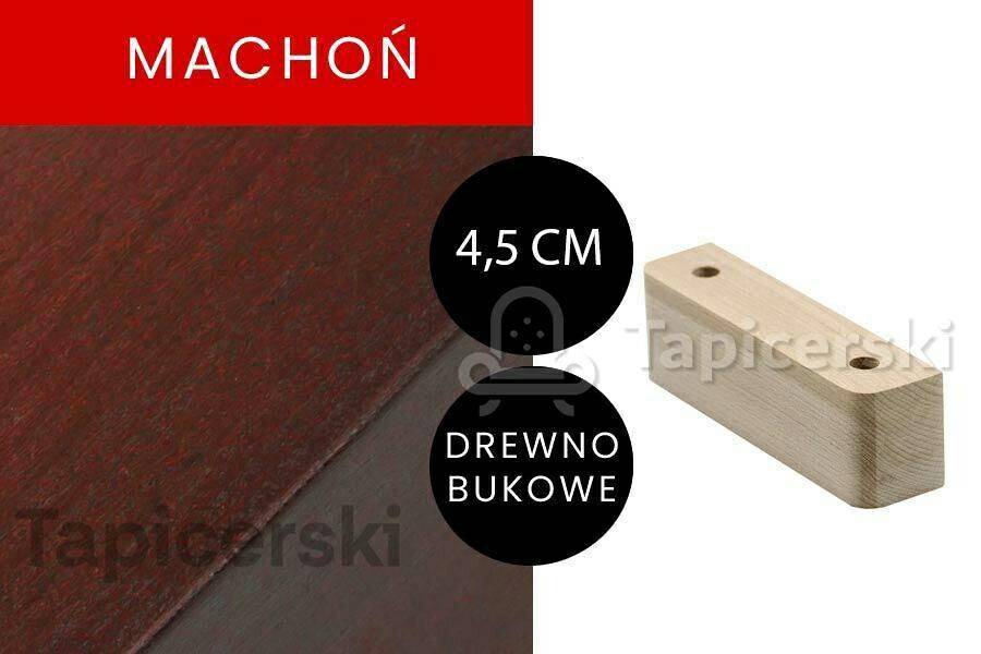 Nóżka Drewniana | H-4,5 cm | Machoń