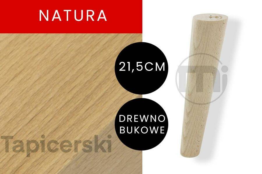 Noga Marchewka Skośna |H-21,5 cm|Natura