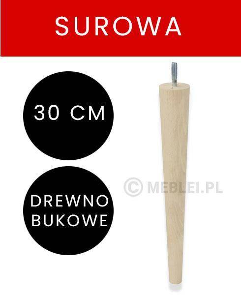 Noga Marchewka |H-30 cm|Surowa