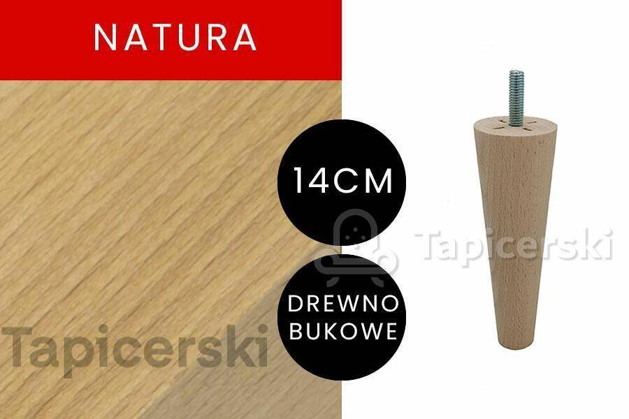 Noga Marchewka|H-14 cm|Natura