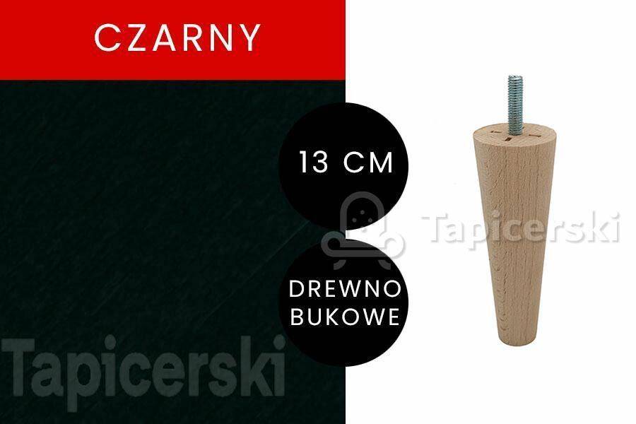 Noga Marchewka|H-13cm|Czarny