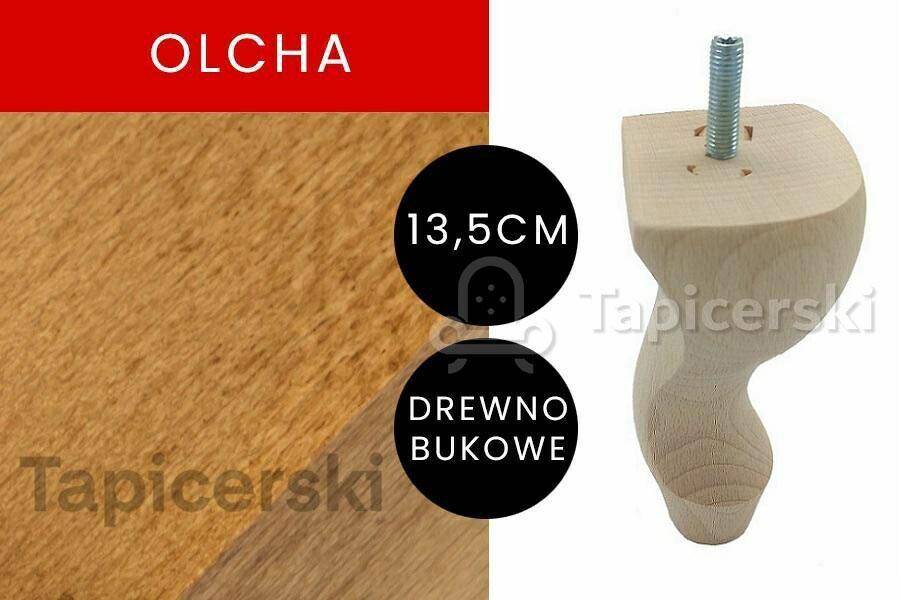 Noga Ludwik|H-13,5 cm|Olcha