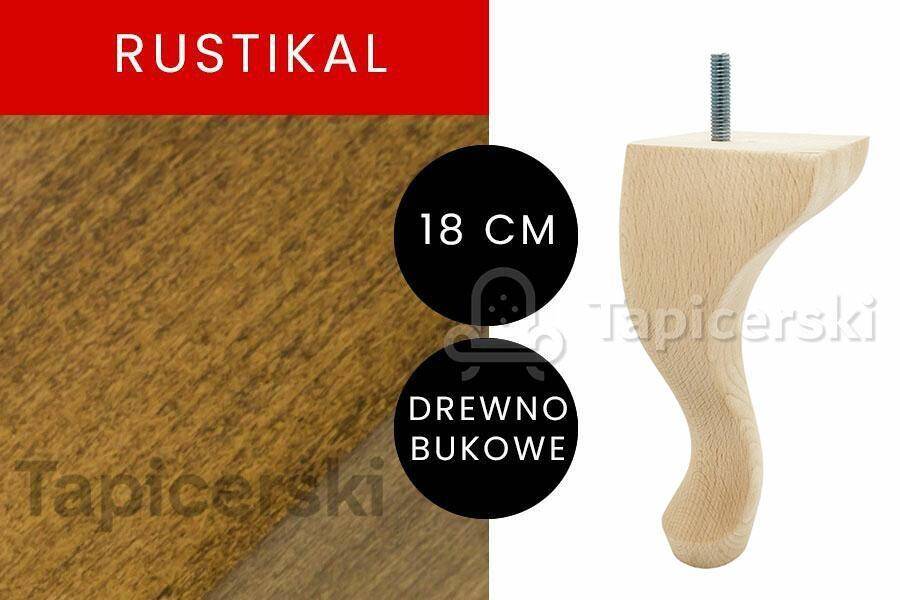Noga Ludwik|H-18cm|Rustikal