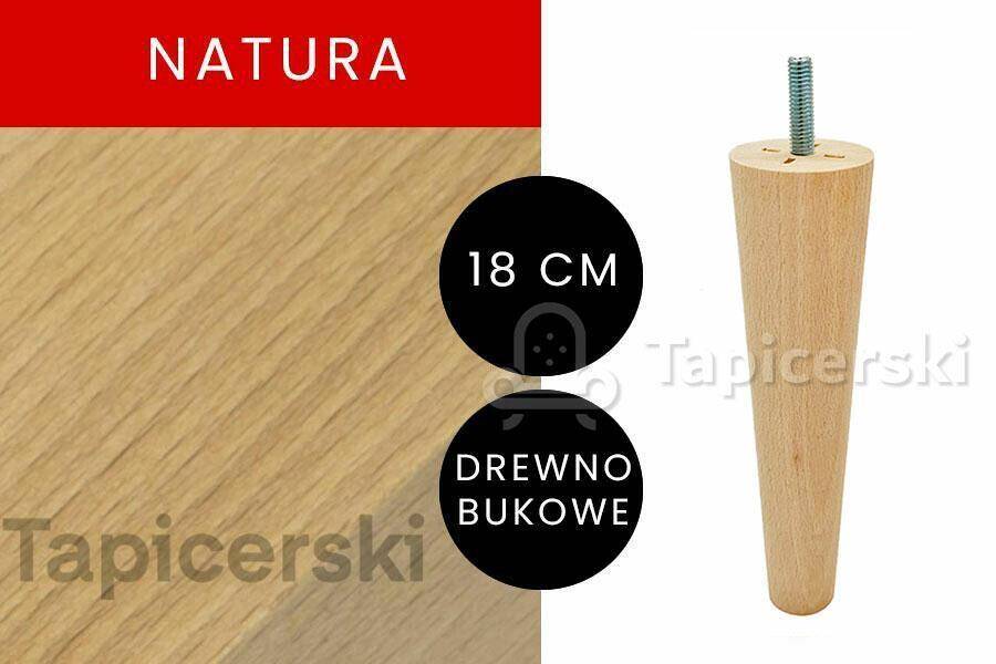 Noga Marchewka |H-18 cm|Natura