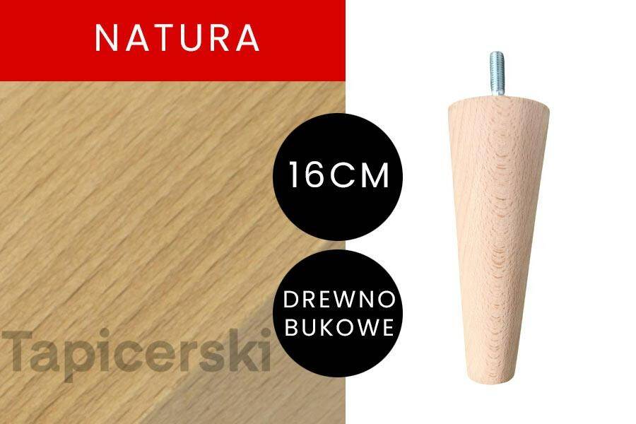 Noga Marchewka |H-16 cm|Natura