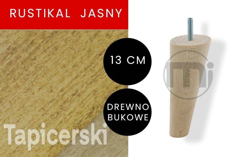 Noga Marchewka Skośna|H-13 cm|Rustikal Jasny