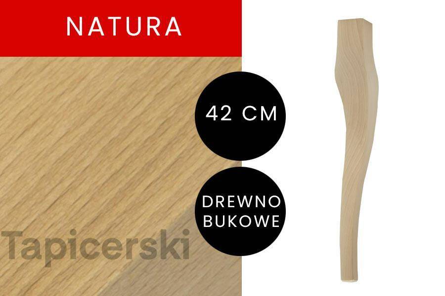 Noga Ludwik 3|H-42 cm|Natura