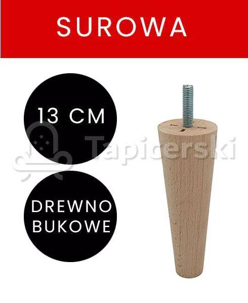 Noga Marchewka|H-13cm|Surowa
