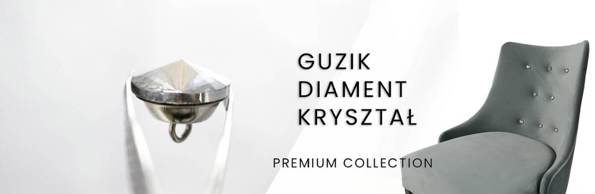 Guzik  Diament | Przeźroczysty | Szklany |Kryształ R17 25 mm   (Zdjęcie 4)