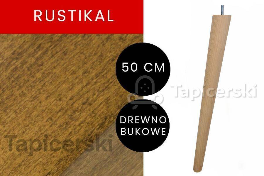 Noga Marchewka Skośna|H-50 cm|Rustikal