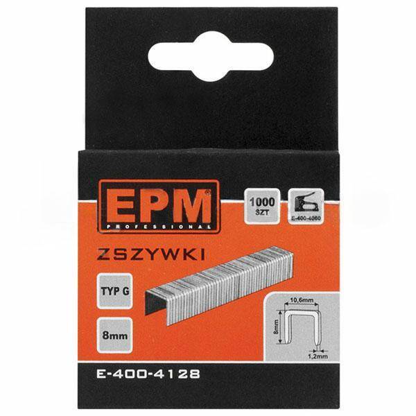 Zszywki EPM Typ G 8 mm E-400-4128 [1000 SZT]