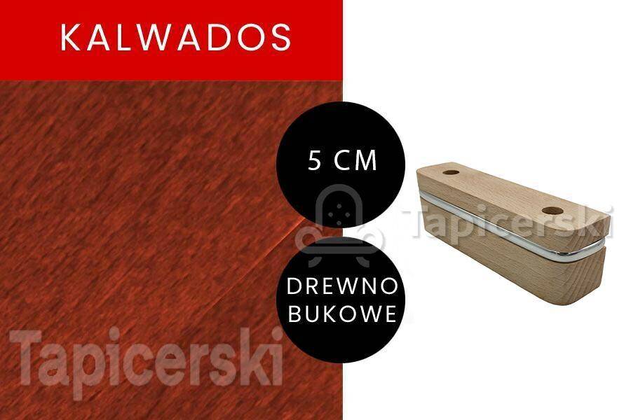 Nóżka Drewniana |H-5 cm|Chrom|Kalwados
