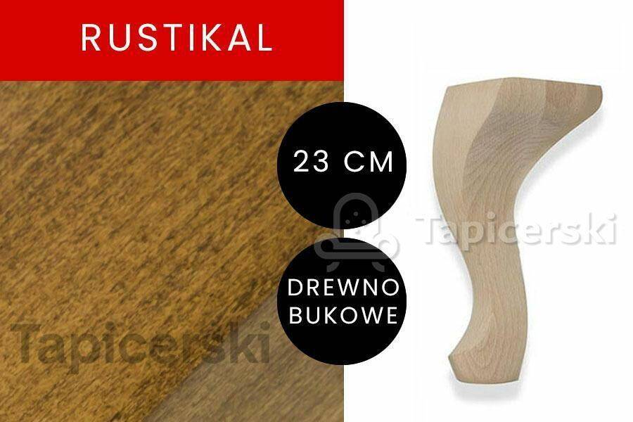 Noga Ludwik|H-23cm|Rustikal