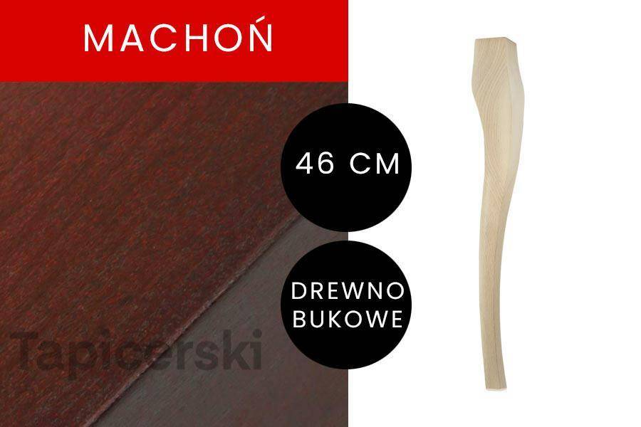 Noga Ludwik 3|H-46 cm|Machoń