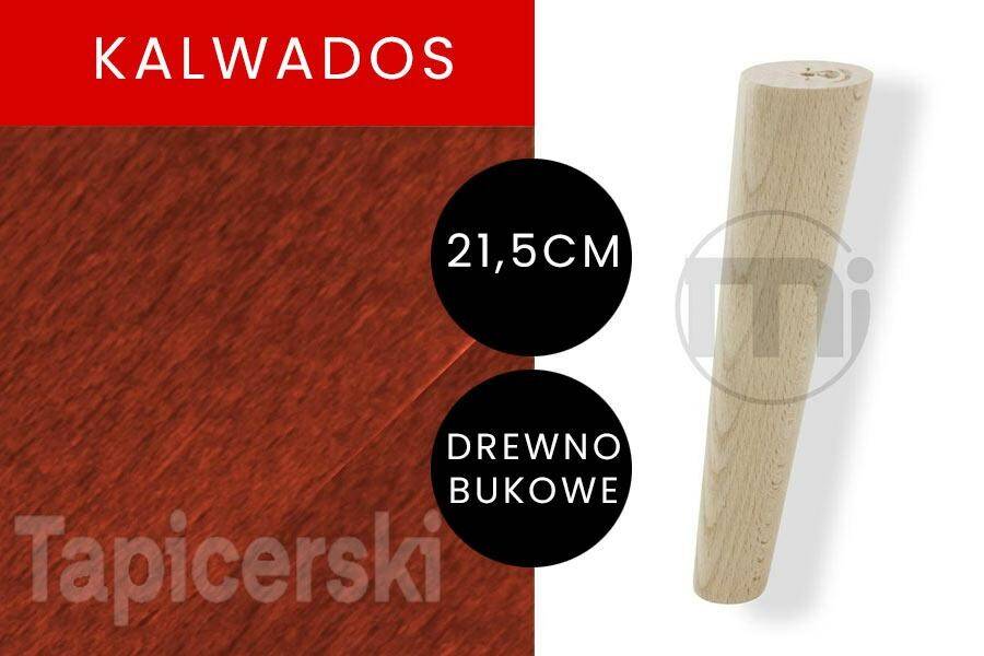 Noga Marchewka Skośna |H-21,5 cm|Kalwado