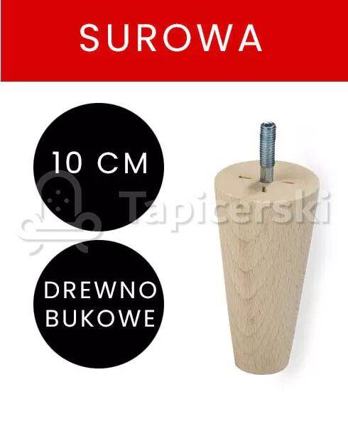 Noga Marchewka|H-10 cm|Surowa