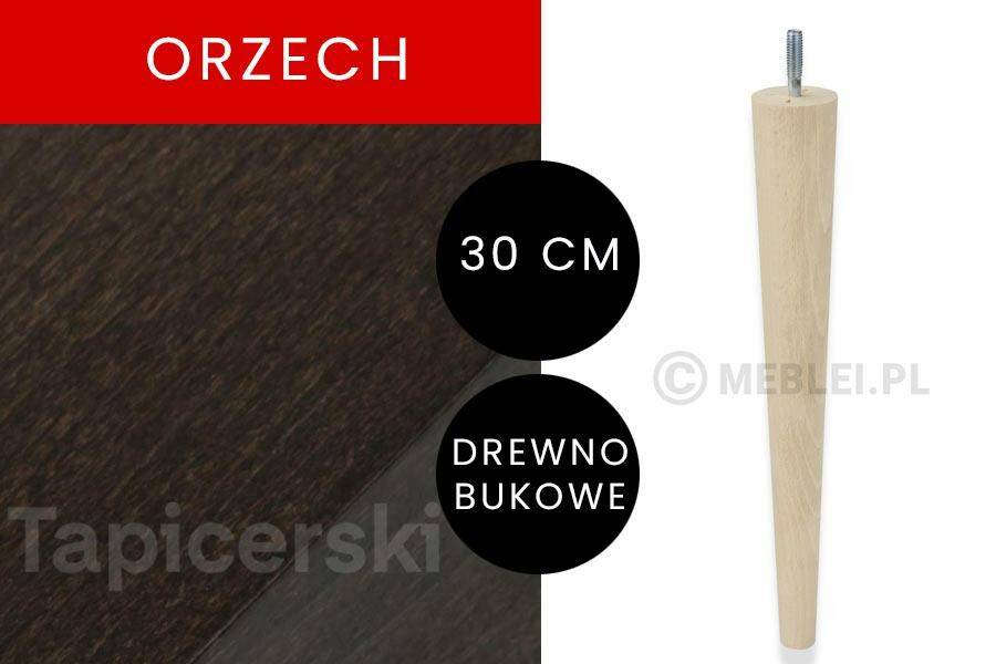 Noga Marchewka |H-30 cm|Orzech