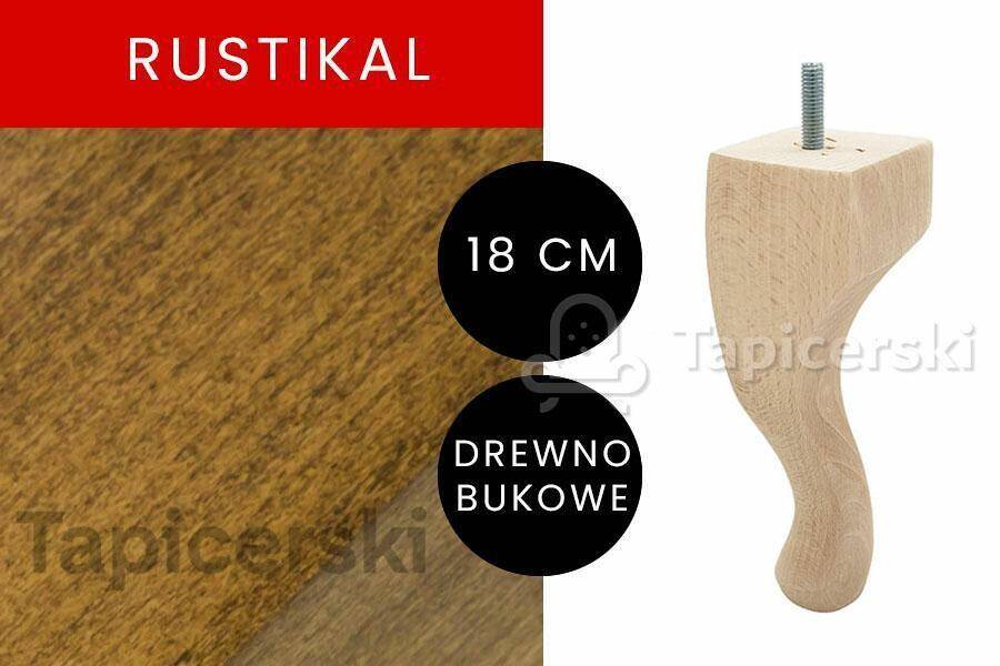 Noga Ludwik Mini|H-18cm|Rustikal
