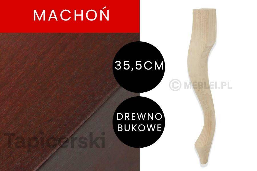 Noga Ludwik|H-35,5cm|Machoń