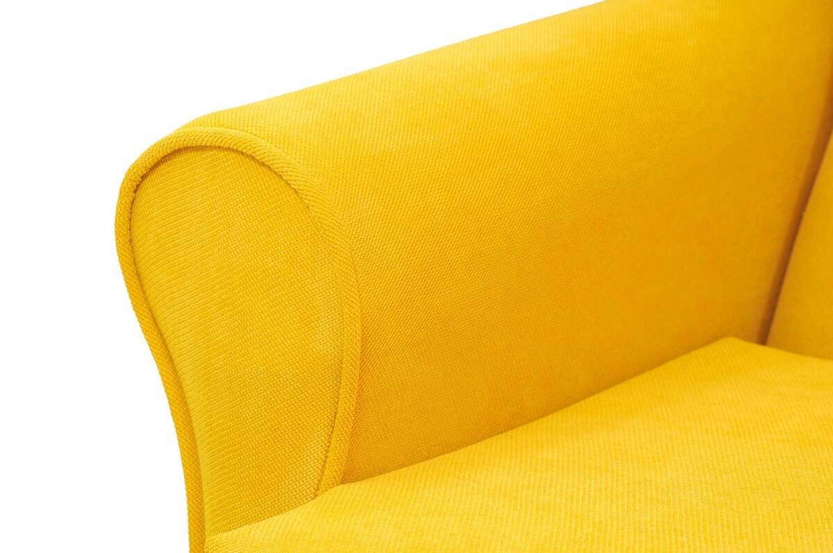 Fotel Uszak Molly Zółta Yellow (Zdjęcie 3)