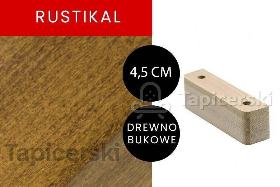 Nóżka Drewniana | H-4,5 cm | Rustikal