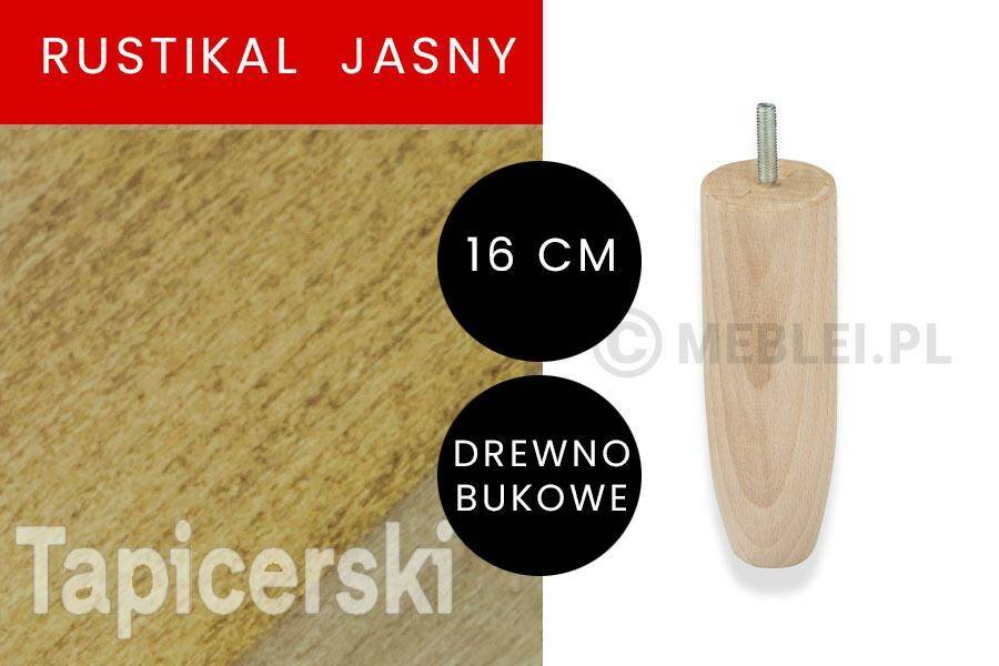 Noga Szyszka |H-16 cm|Rustikal Jasny