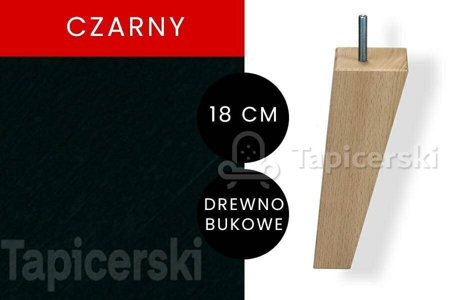 Noga Tomek |H-18 cm|Czarny